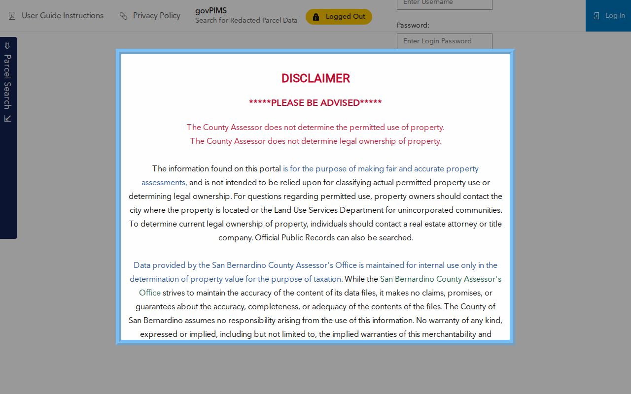 Highland residents directory govPIMS property search