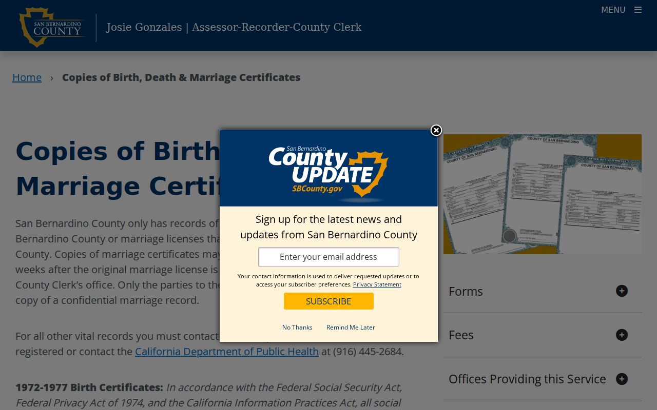Highland resident lookup county vital records