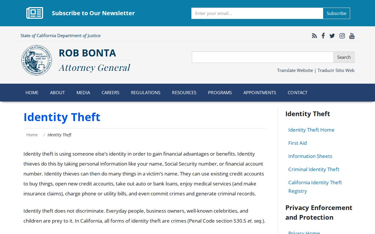Highland ZIP code directory California identity theft resources